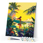 Paint by numbers kit Surfer at Sunset Figured'Art