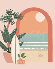 Load image into Gallery viewer, Paint by numbers kit Archway to the Sea Figured'Art