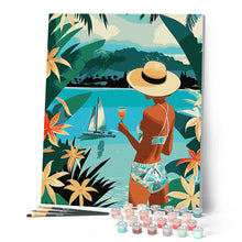 Load image into Gallery viewer, Lady and Ocean