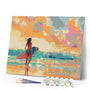 Paint by numbers kit Surf Girl at Dawn Figured'Art