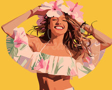 Load image into Gallery viewer, Paint by numbers kit Joyful Girl Figured'Art