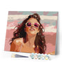 Paint by numbers kit Beachside Joy Figured'Art