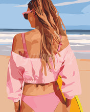 Load image into Gallery viewer, Paint by numbers kit Beach Day in Style Figured&#39;Art