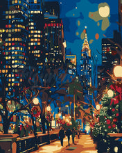 Load image into Gallery viewer, Paint by numbers kit Christmas in New York Figured&#39;Art