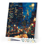 Paint by numbers kit Christmas in New York Figured'Art