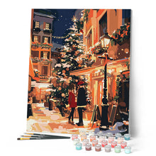 Load image into Gallery viewer, Christmas Couple in the City