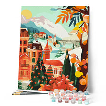 Load image into Gallery viewer, Winter City in the Mountains