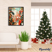 Load image into Gallery viewer, Holiday Market Scene