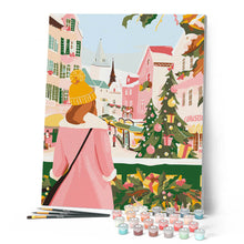 Load image into Gallery viewer, Girl at Christmas Market