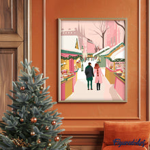 Load image into Gallery viewer, Couple at Christmas Market