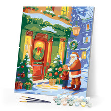 Load image into Gallery viewer, Paint by numbers kit Santa&#39;s Greeting Figured&#39;Art