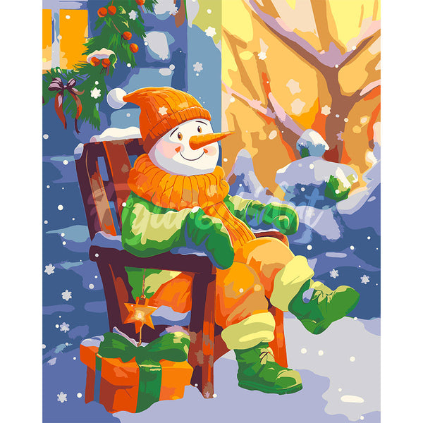 Relaxing Snowman