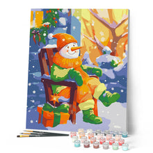 Load image into Gallery viewer, Relaxing Snowman