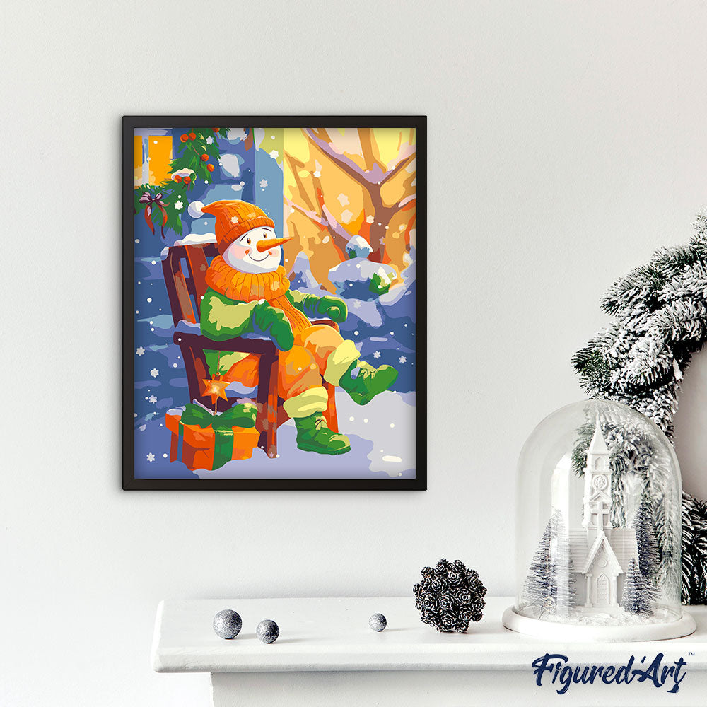 Relaxing Snowman