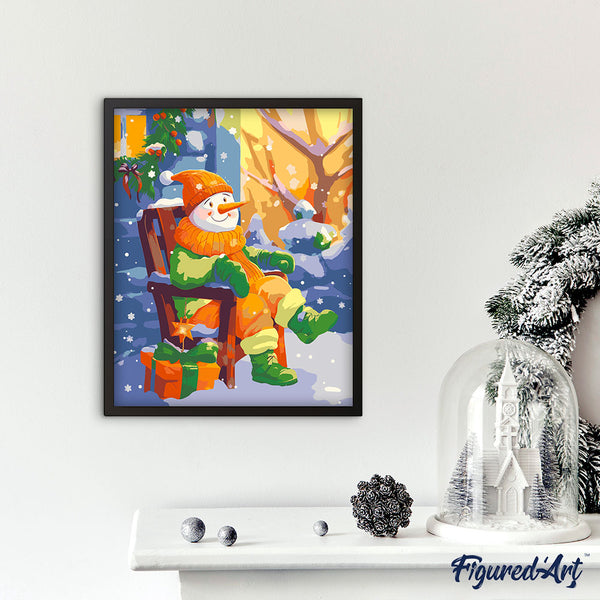 Relaxing Snowman