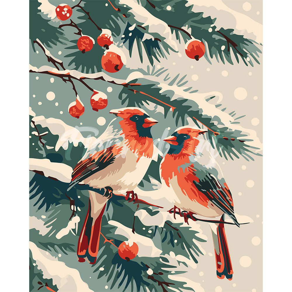 Winter Cardinals