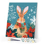 Paint by numbers kit Little Christmas Bunny Figured'Art