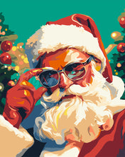 Load image into Gallery viewer, Paint by numbers kit Cool Santa Figured&#39;Art