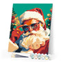Paint by numbers kit Cool Santa Figured'Art