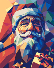 Load image into Gallery viewer, Paint by numbers kit Polygon Santa Figured&#39;Art