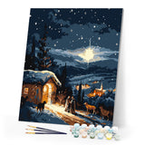 Paint by numbers kit Holy Night Figured'Art