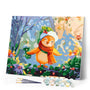 Paint by numbers kit Merry Christmas Chirps Figured'Art