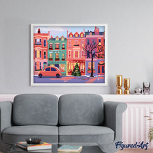 Load image into Gallery viewer, Colorful Christmas Street