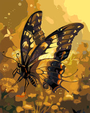 Load image into Gallery viewer, Paint by numbers kit for adults Illuminated Swallowtail Figured&#39;Art