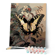 Load image into Gallery viewer, Swallowtail and White Flowers