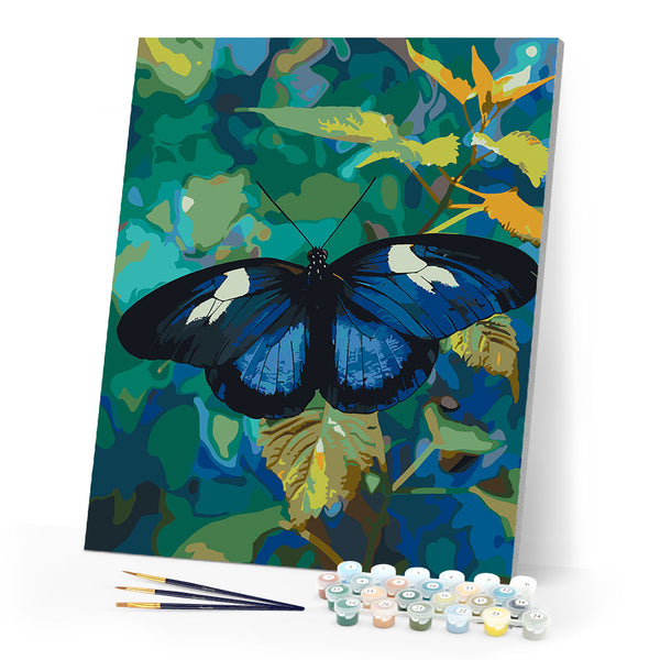 Paint by numbers kit for adults Heliconius Cydno Butterfly Figured'Art