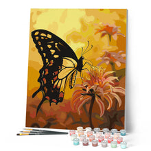 Load image into Gallery viewer, Swallowtail and Orange Flowers
