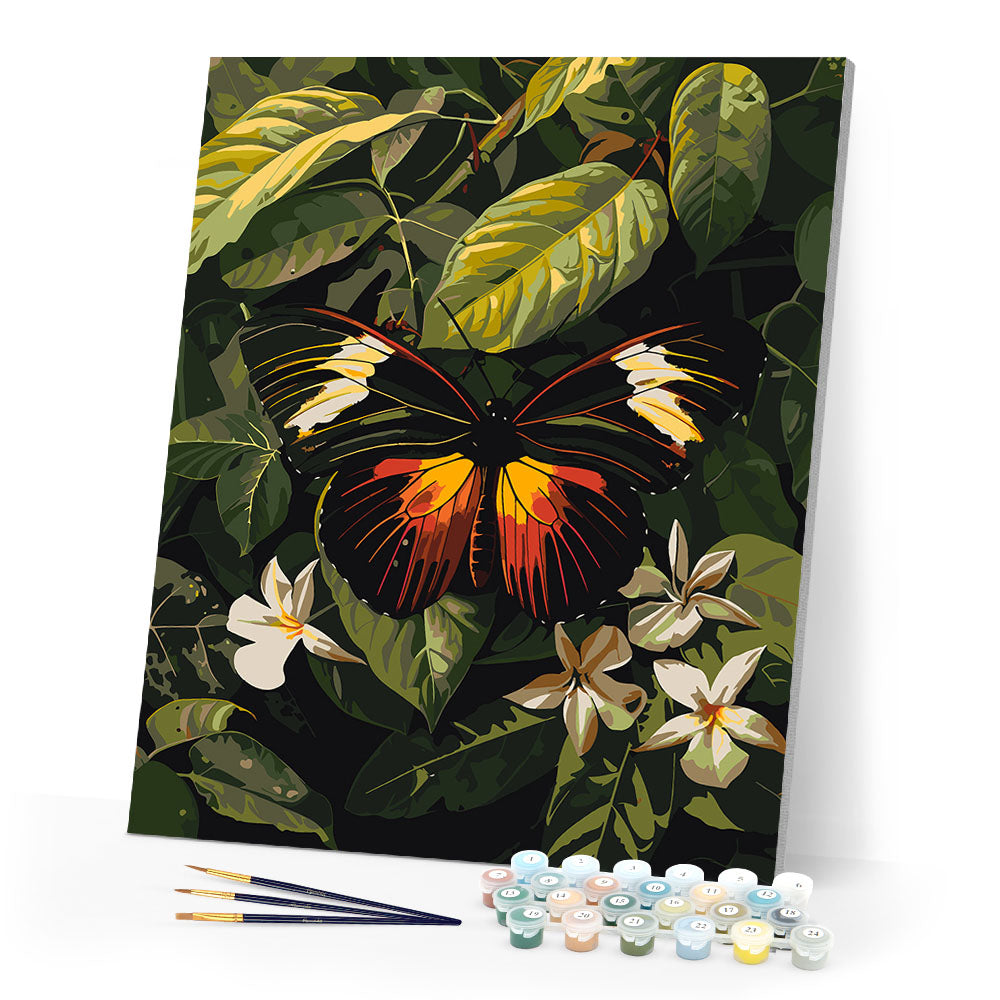 Paint by numbers kit Heliconius Erato Butterfly Figured'Art