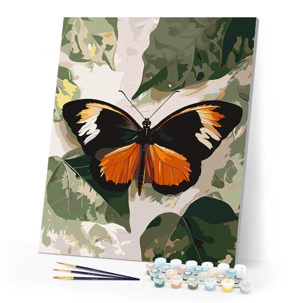Paint by numbers kit Moneta Longwing Butterfly Figured'Art