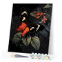 Paint by numbers kit Moneta Longwing Butterfly and Foliage Figured'Art