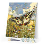 Paint by numbers kit Proserpina Butterfly and Wildflowers Figured'Art