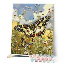 Load image into Gallery viewer, Proserpina Butterfly and Wildflowers