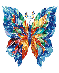 Paint by Numbers for adults - Artistic Butterfly – Figured'Art