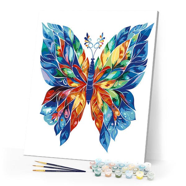 Paint by numbers kit Artistic Butterfly Figured'Art