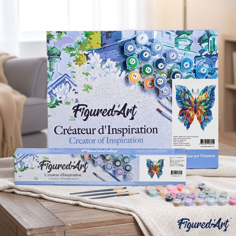 Paint by Numbers for adults - Artistic Butterfly – Figured'Art