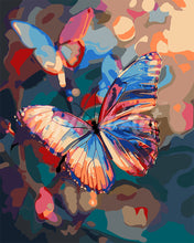 Load image into Gallery viewer, Paint by numbers kit Vibrant Butterflies Figured&#39;Art