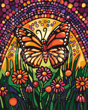 Load image into Gallery viewer, Paint by numbers kit Mosaic Butterfly Figured&#39;Art