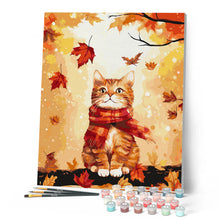 Load image into Gallery viewer, Cozy Fall Cat