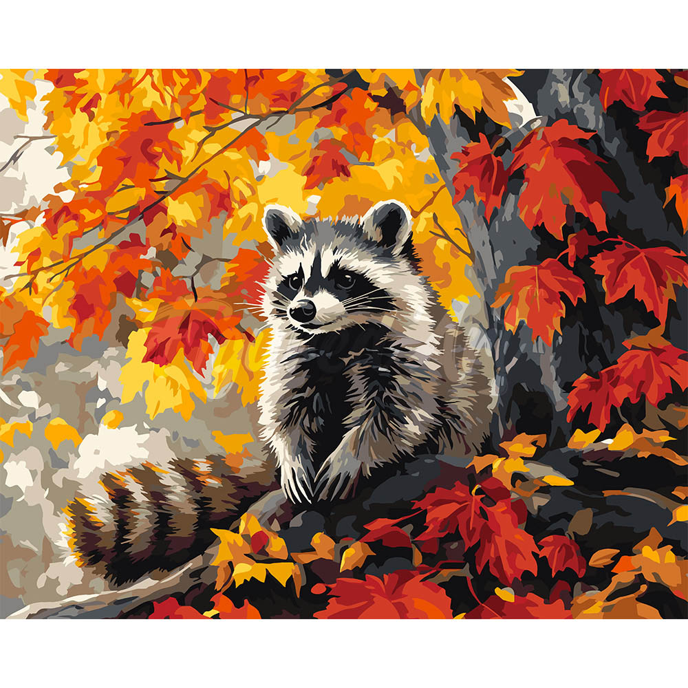 Fall Raccoon