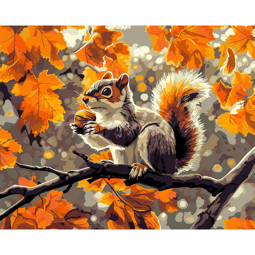 Fall Squirrel