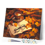 Paint by numbers kit Fall Tea and Book Figured'Art
