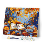 Paint by numbers kit Fall Reading Escape Figured'Art