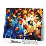 Paint by numbers kit Vibrant Fall Leaves Figured'Art