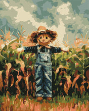 Load image into Gallery viewer, Paint by numbers kit Fall Scarecrow Figured&#39;Art