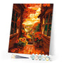Paint by numbers kit Fall Balcony View Figured'Art