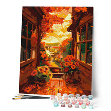 Load image into Gallery viewer, Fall Balcony View
